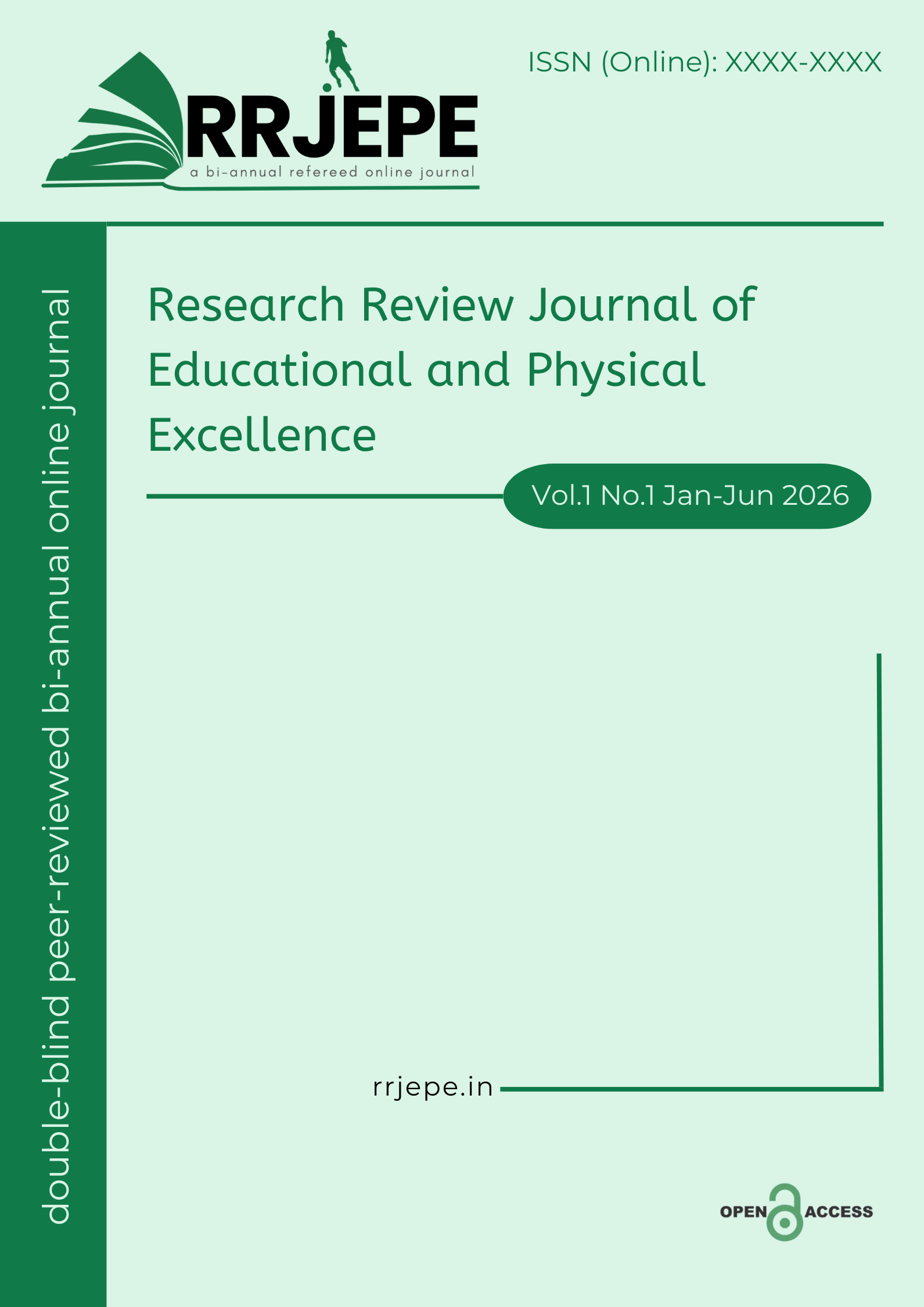					View Vol. 1 No. 1 (2026): Research Review Journal of Educational and Physical Excellence
				